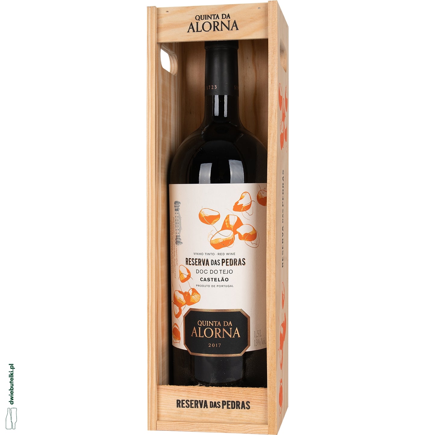 QUINTA DA ALORNA RESERVA DAS PEDRAS CASTELAO 2017 1,5L SKRZ