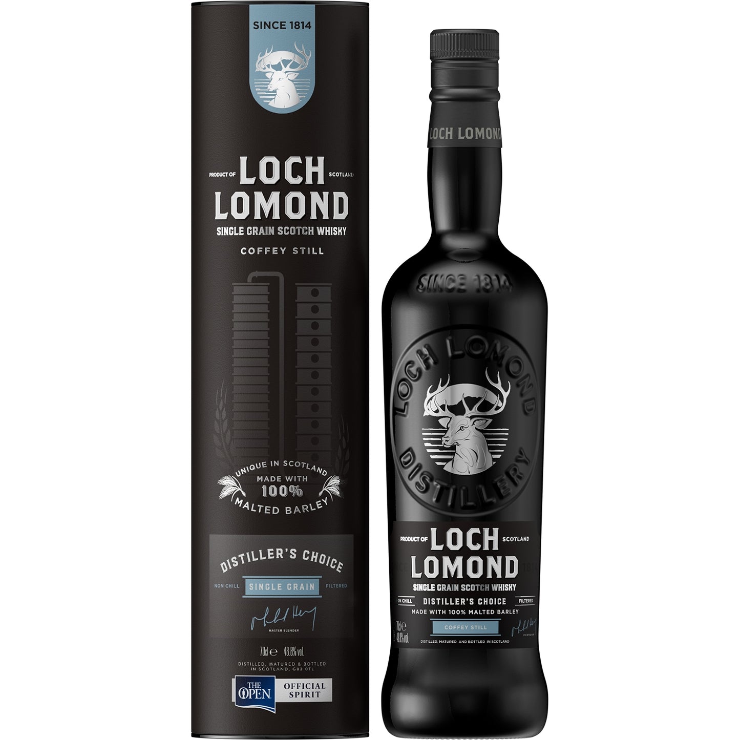 LOCH LOMOND SINGLE GRAIN DISTILLER'S CHOICE 0,7L 48,8% TUBA