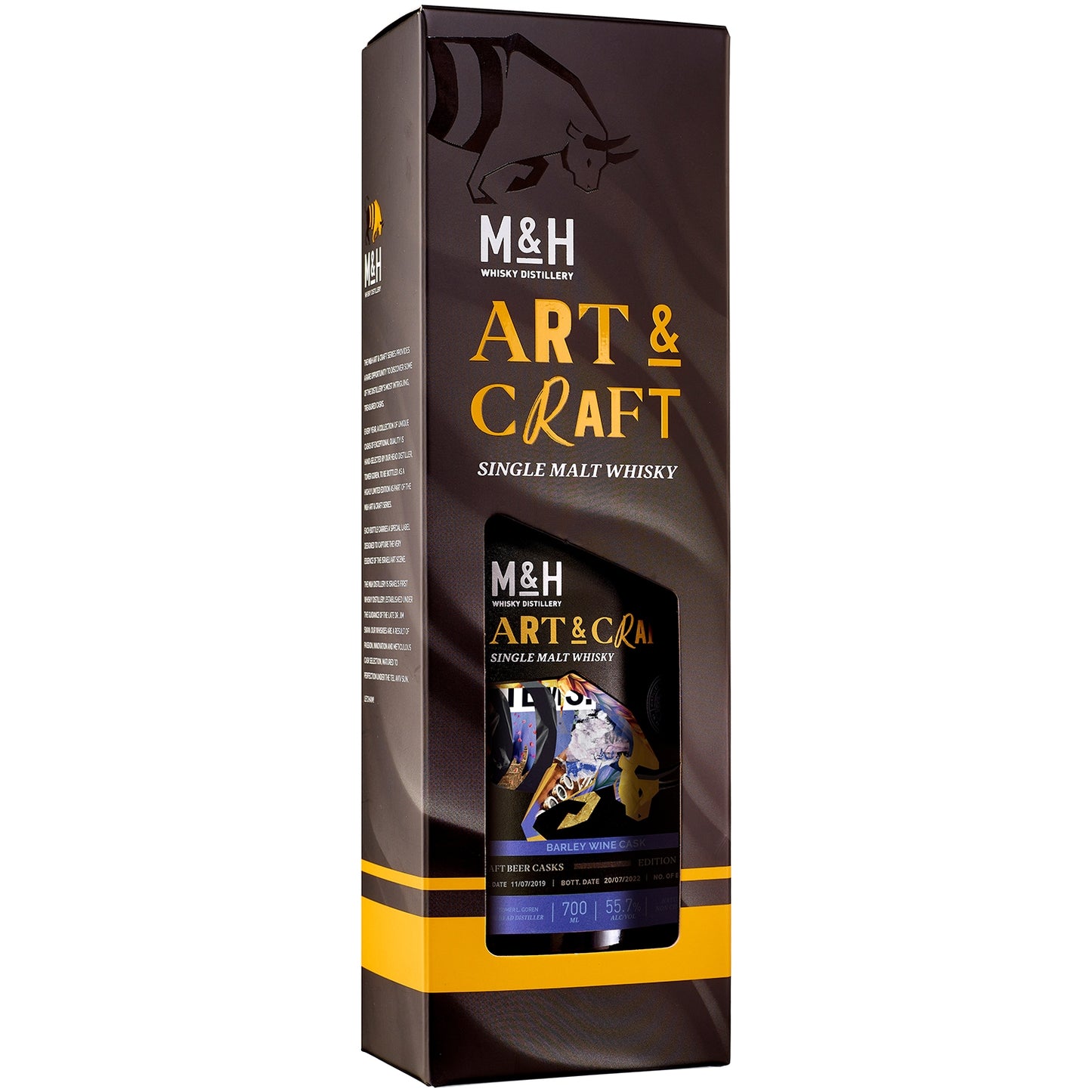 M&H ARTS&CRAFTS BARLEY WINE SINGLE MALT 0,7 55,7%
