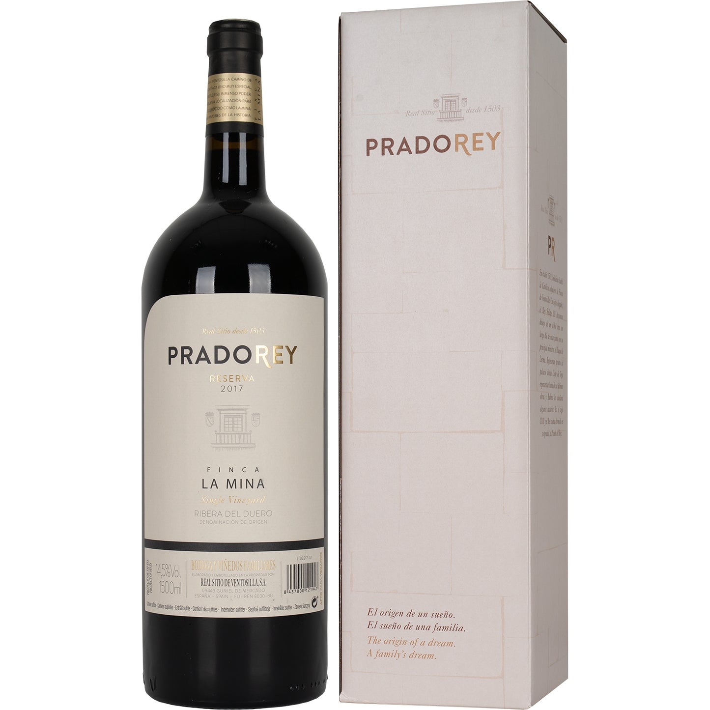 PRADOREY RESERVA FINCA LA MINA 2017 1,5L KARTON