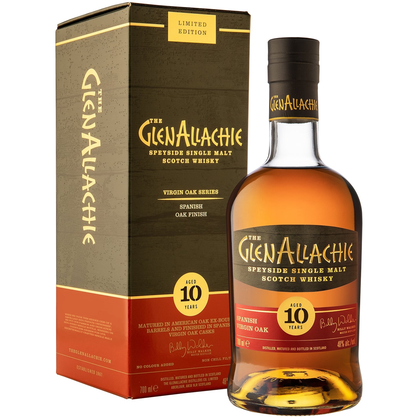 GLENALLACHIE 10YO VIRGIN OAK SPANISH 48%