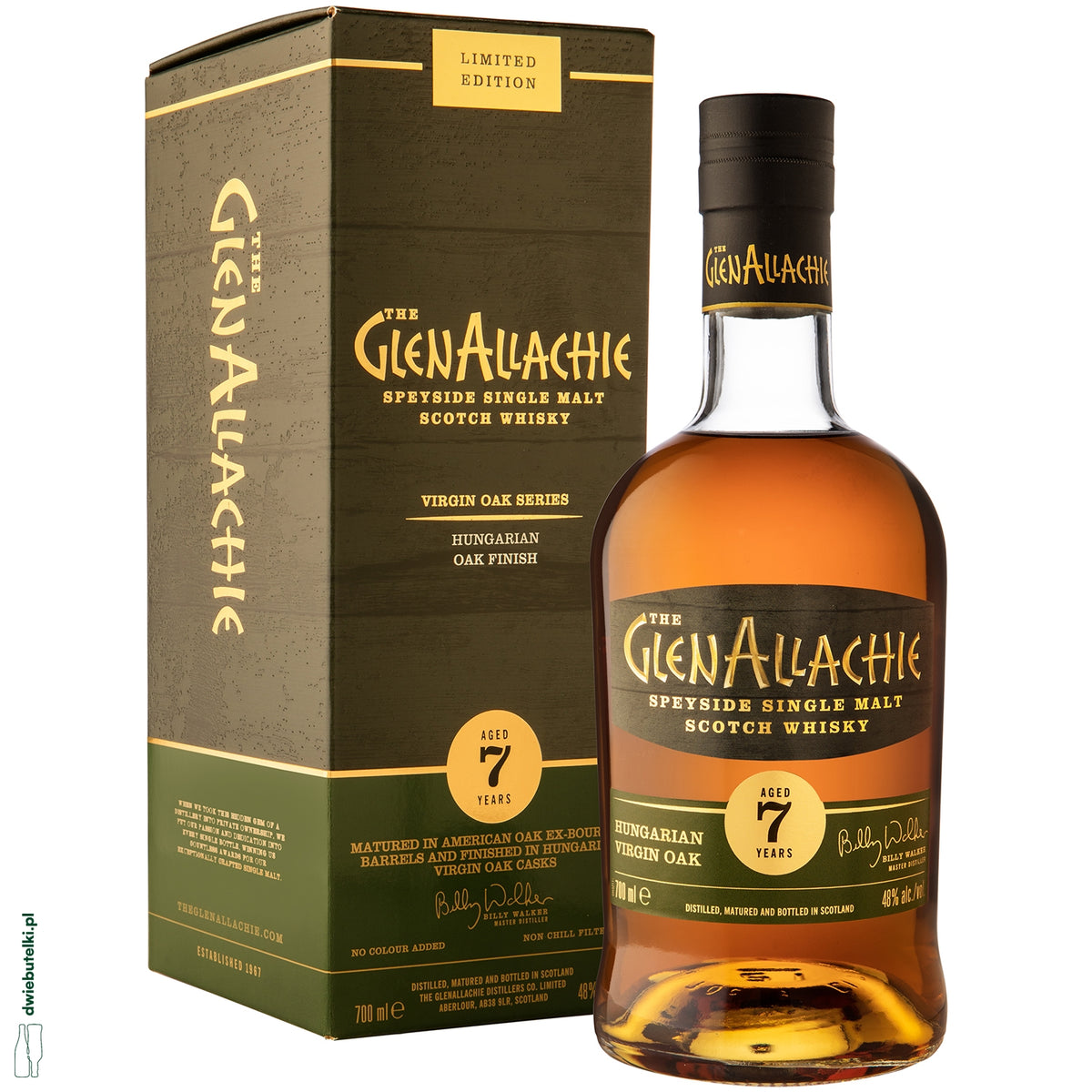 GLENALLACHIE 7YO VIRGIN OAK HUNGARIAN 48%