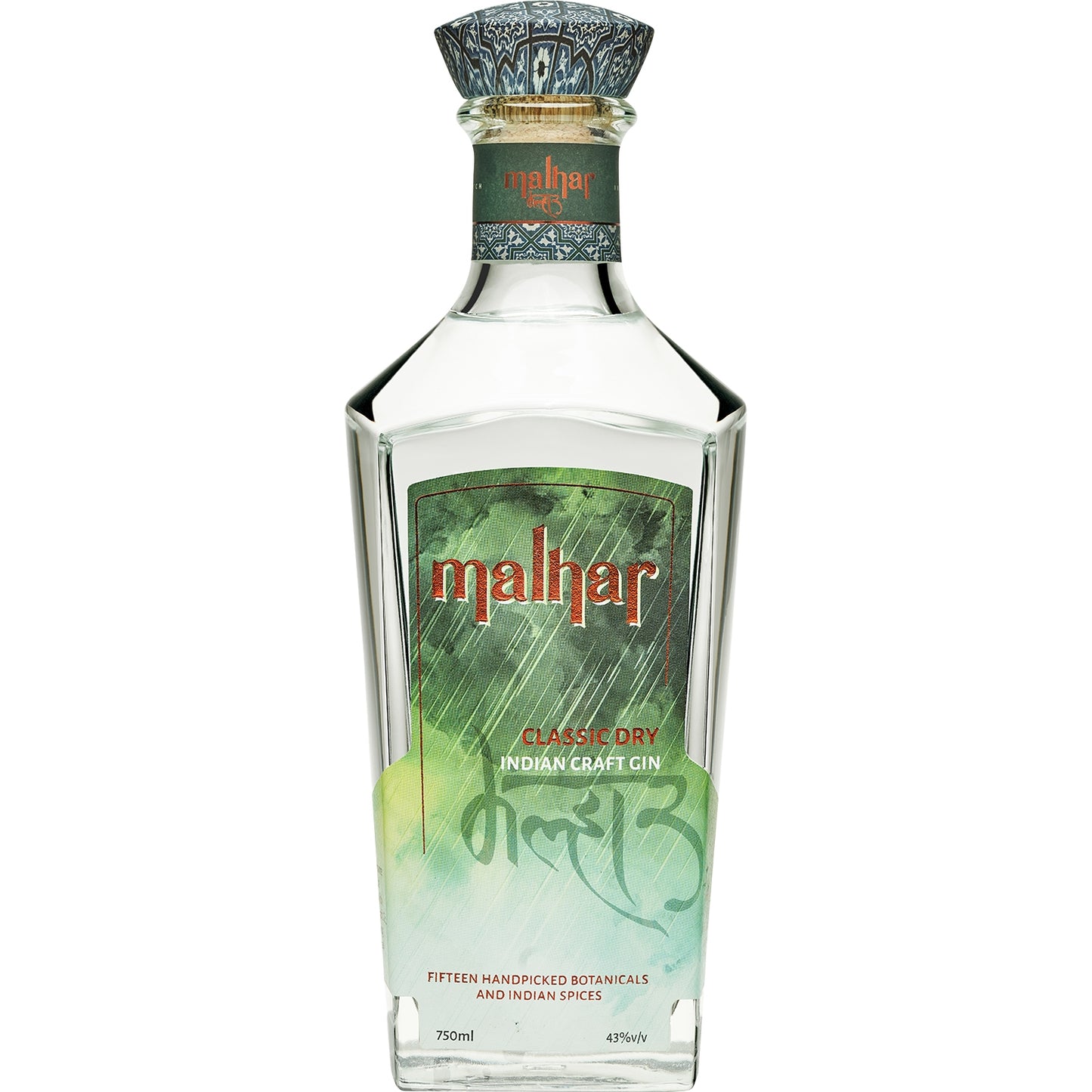 MALHAR CLASSIC DRY INDIAN GIN 0,7