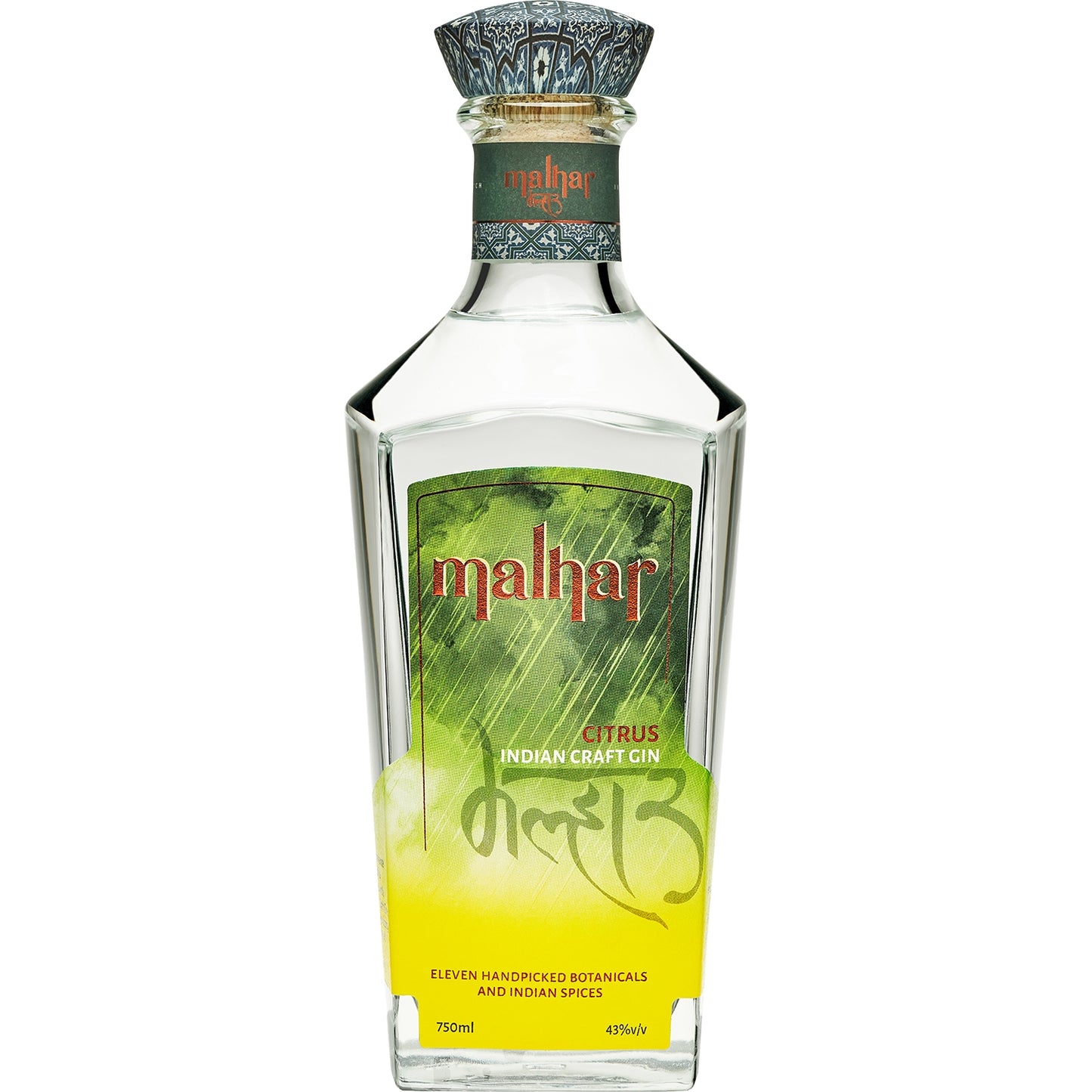 MALHAR CITRUS INDIAN GIN 0,7