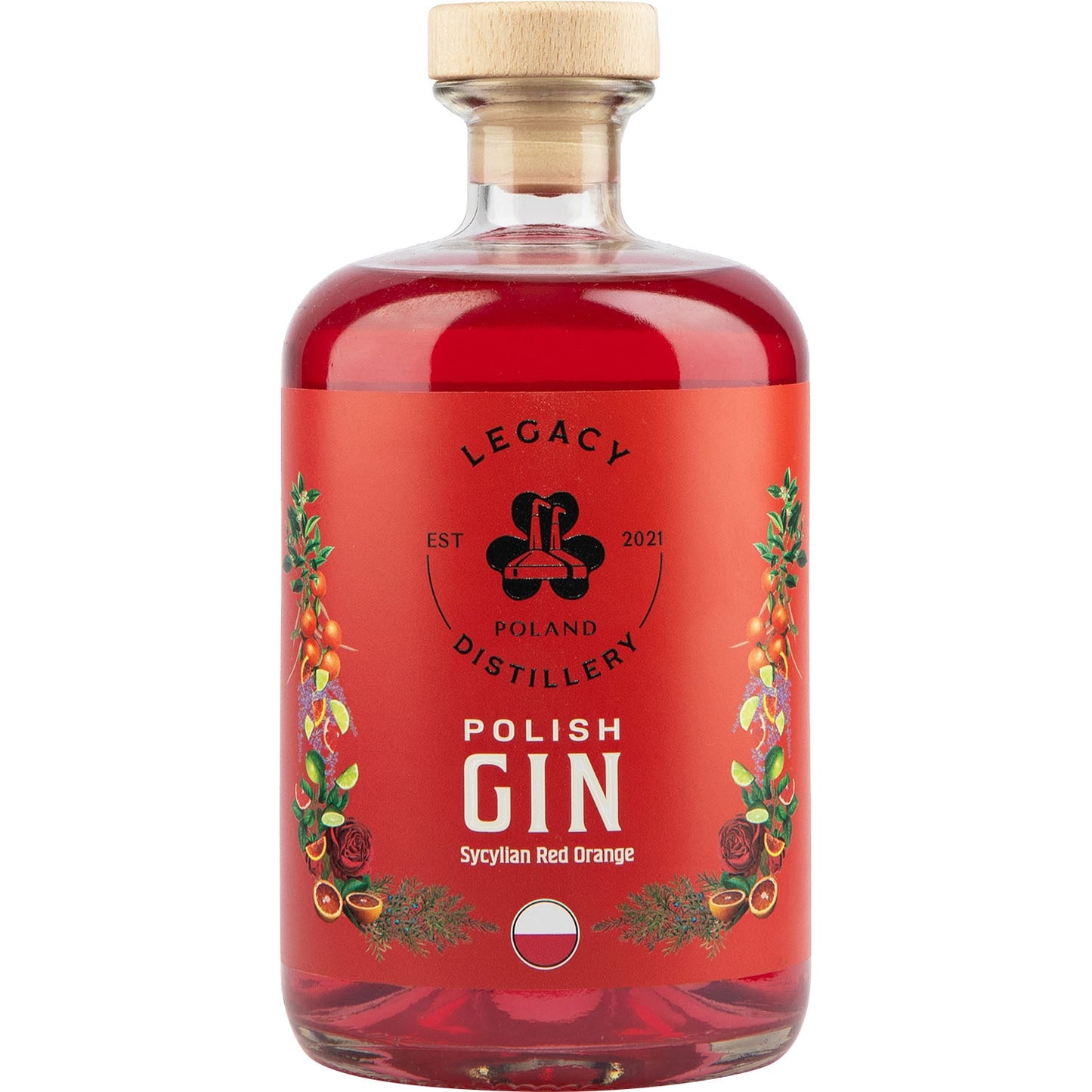 LEGACY POLISH DRY GIN RED ORANGE 0,7 42%