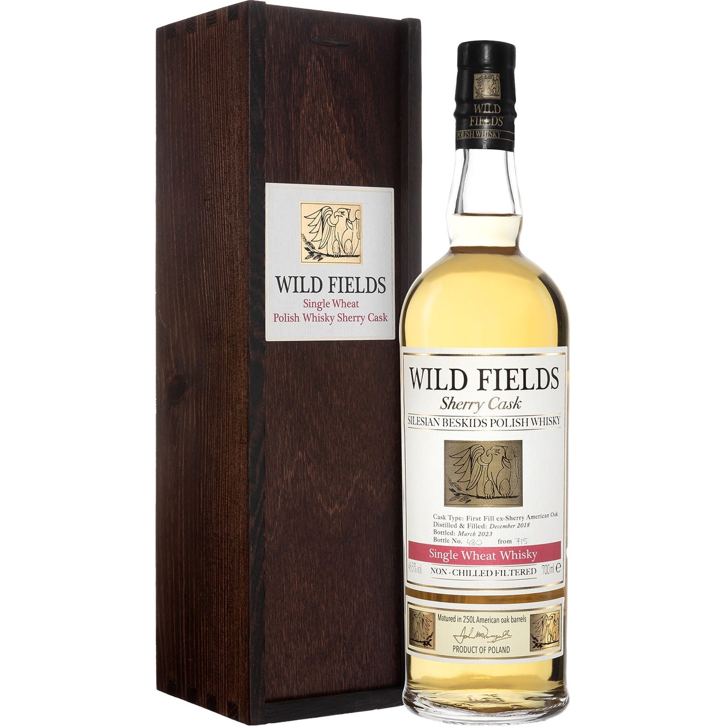 WILD FIELDS SHERRY CASK SINGLE WHEAT POLISH WHISKY 0,7 46,5%