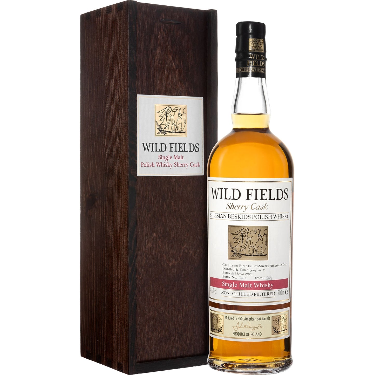 WILD FIELDS SHERRY CASK SINGLE MALT POLISH WHISKY 0,7 46,5%