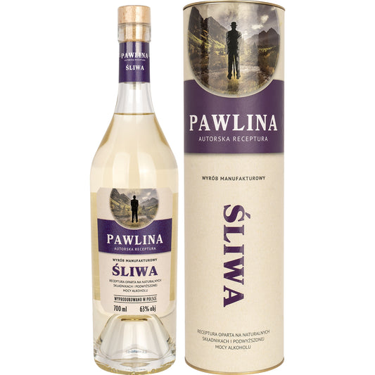 PAWLINA WÓDKA SMAKOWA ŚLIWA 0,7L 63% TUBA