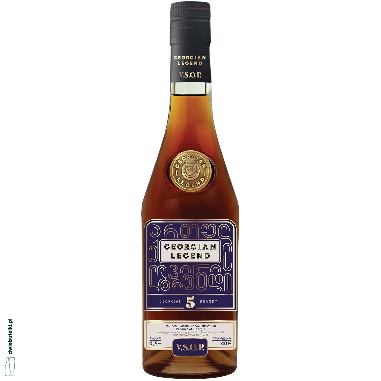GEORGIAN LEGEND VSOP 5 YEARS 40% BRANDY 0,5L