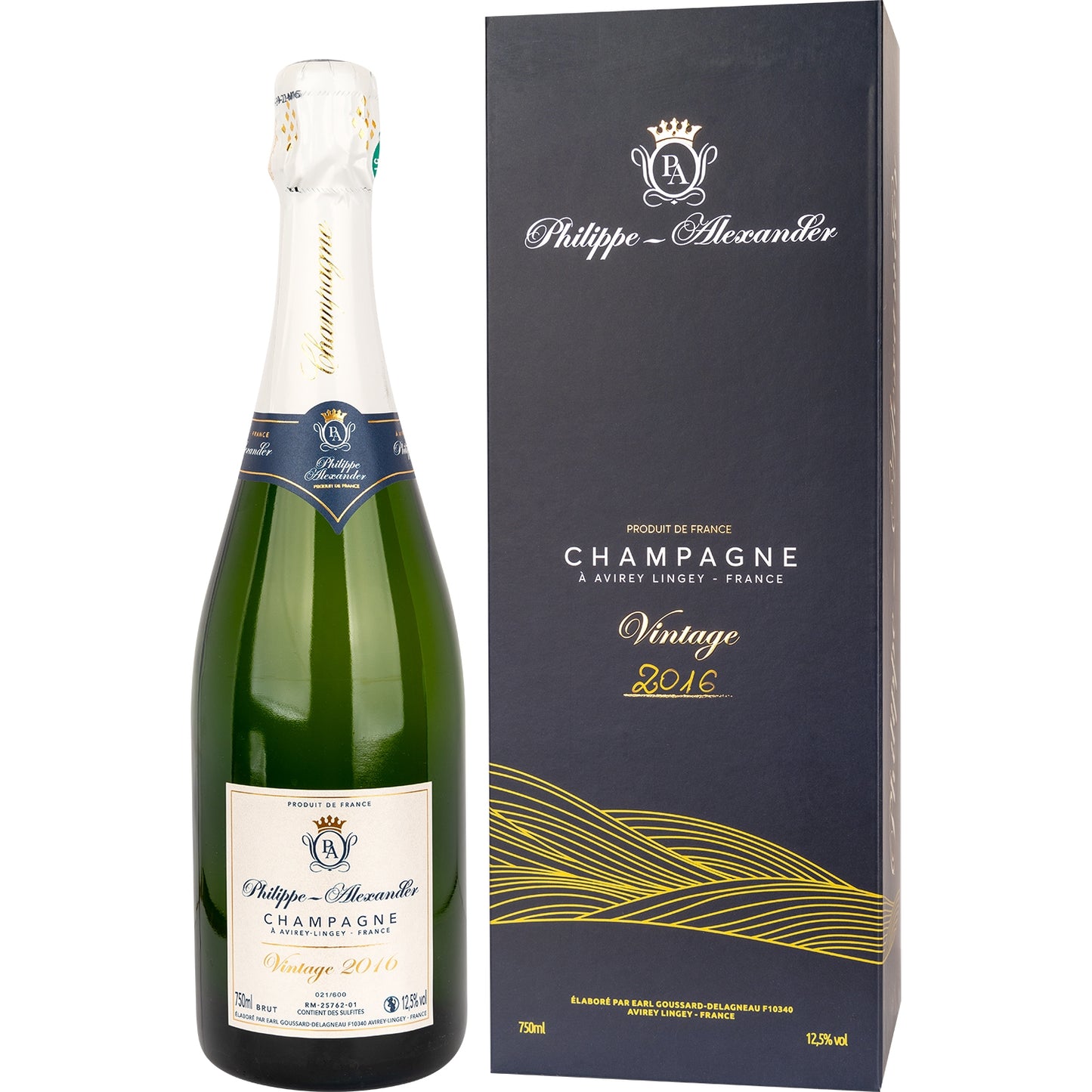 CHAMPAGNE PHILIPPE ALEXANDER 2016 VINTAGE KARTONIK 0,75