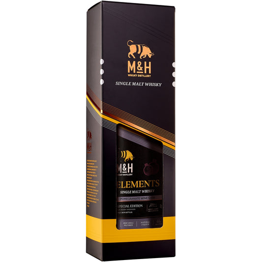 M&H ELEMENTS POMEGRANATE WINE CASK SINGLE MALT 0,7 46%