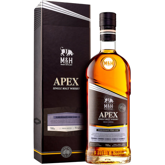 M&H APEX POMEGRANATE WINE CASK BATCH #21 SINGLE MALT 0,7 57,4%