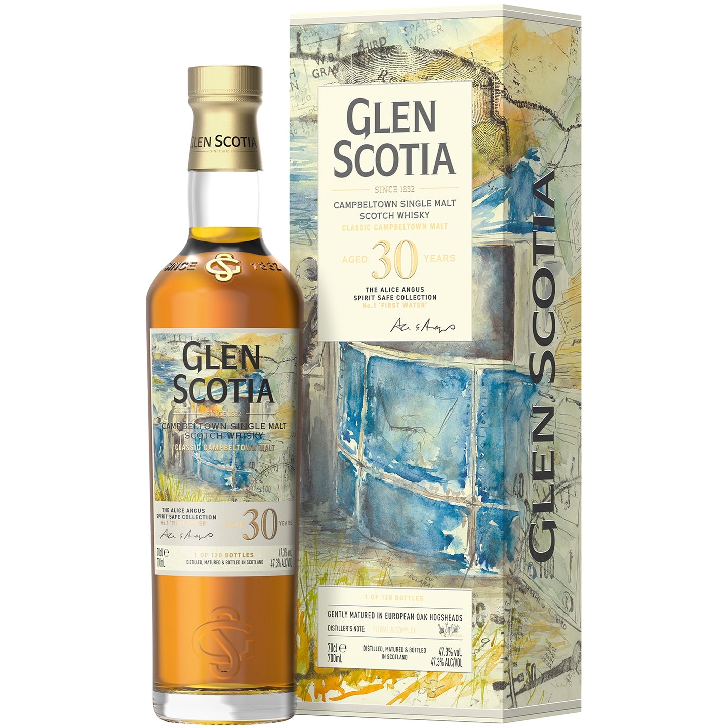 GLEN SCOTIA ALICE ANGUS FIRST WATER SINGLE MALT 0,7 47,3%