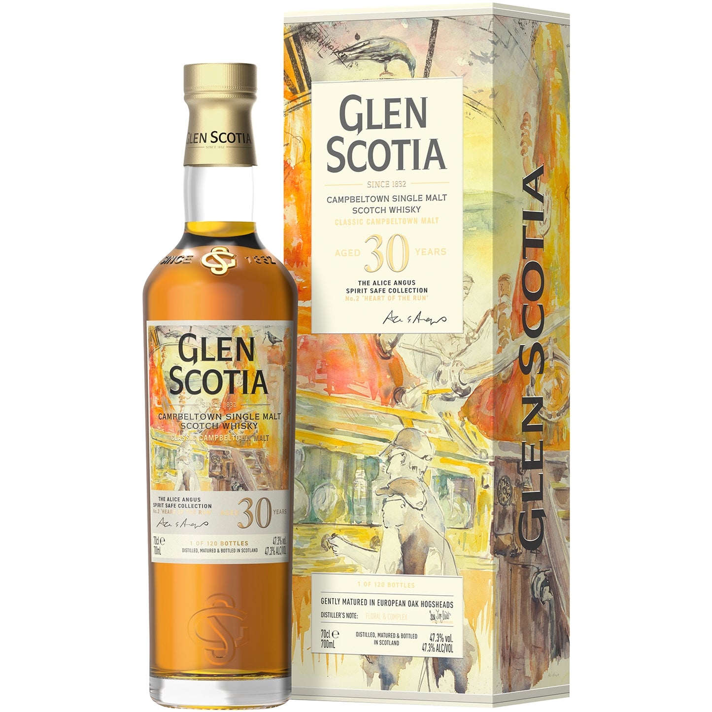 GLEN SCOTIA ALICE ANGUS HEART OF THE RUN SIN MALT 0,7 47,3%