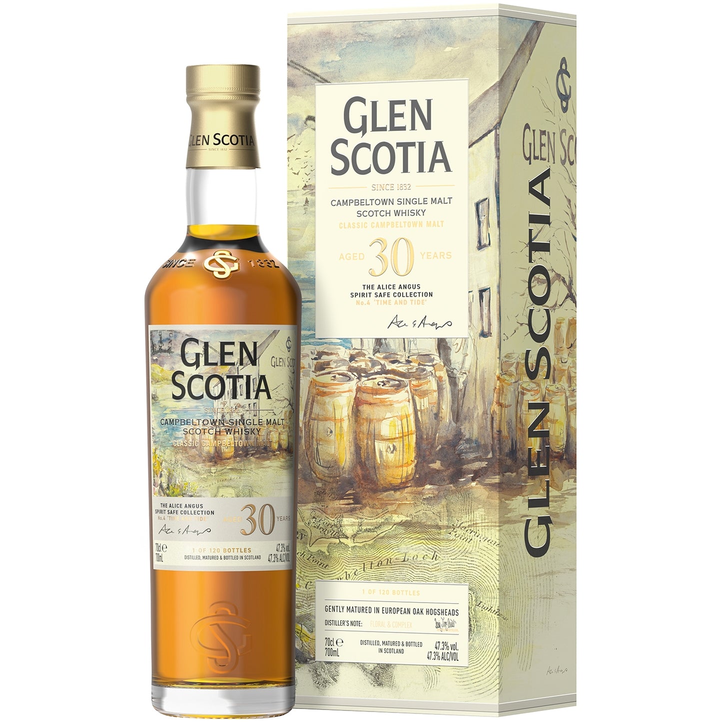 GLEN SCOTIA ALICE ANGUS TIME TIDE SINGLE MALT 0,7 47,3%