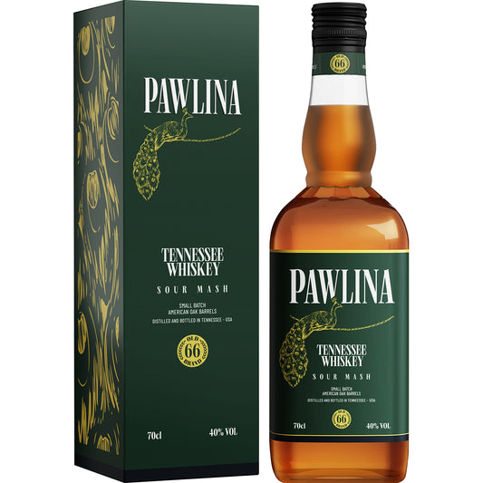PAWLINA 66 TENNESSEE WHISKEY KARTONIK SOUR MASH SMALL BATCH