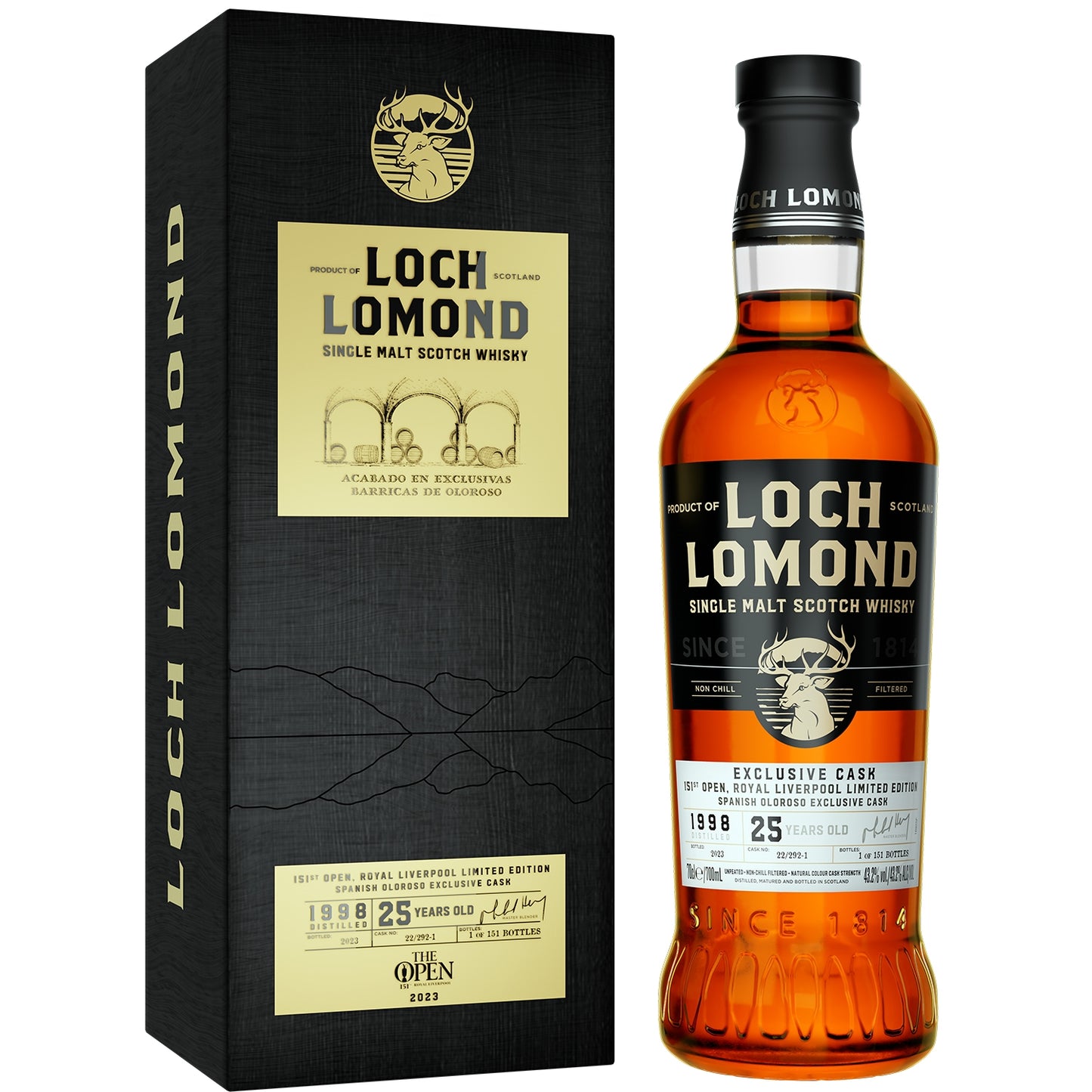 LOCH LOMOND 25 YO 151ST-OLOROSO FINISH 0,7L 43,2%