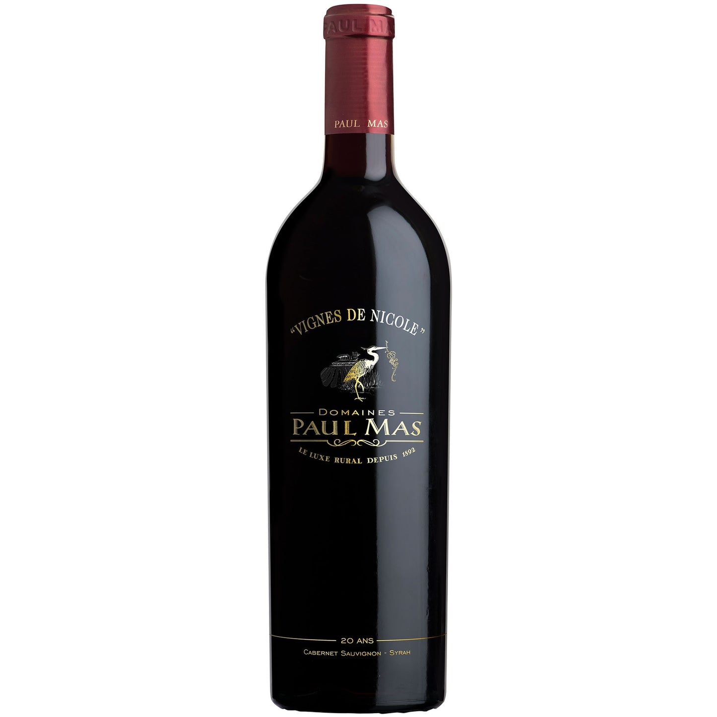 VIGNES DE NICOLE 2019 20ANS CABERNET SAUVIGNON - SYRAH