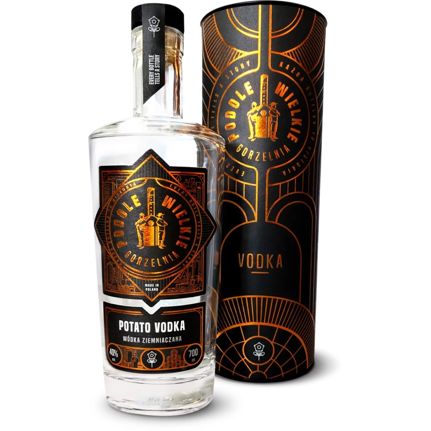 PODOLE WIELKIE WÓDKA ZIEMNIACZANA TUBA 0,7