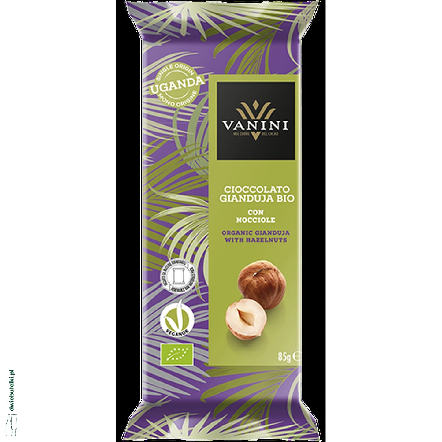 VANINI ORGANIC GIANDUJA HAZELNUT UGANDA 7219 05-03-24