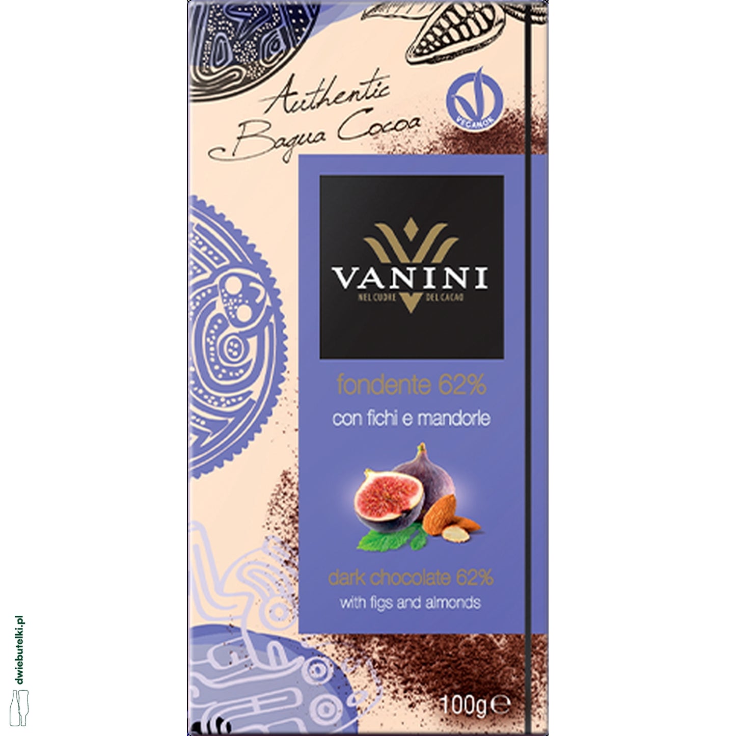 VANINI DARK 62% FIGS ALMONDS 7462 03-01-25