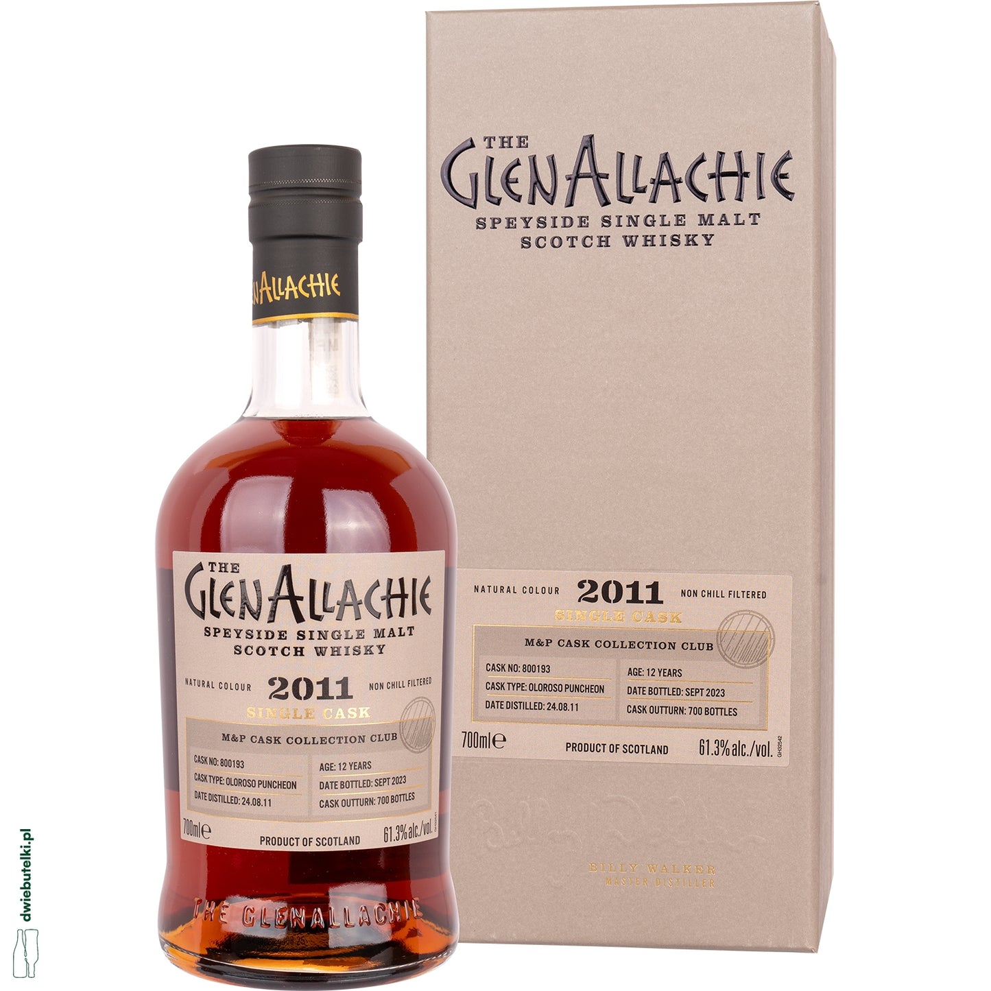 GLENALLACHIE 2011 61,3% CASK 800193 0,7L