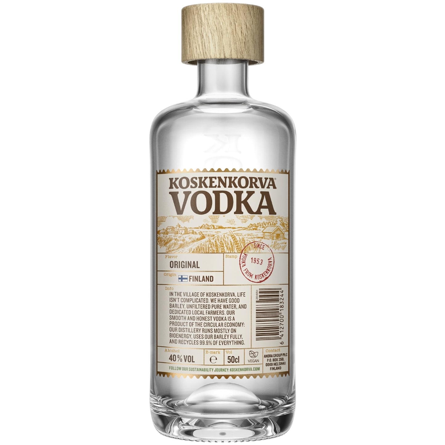 KOSKENKORVA VODKA 0,5 40%