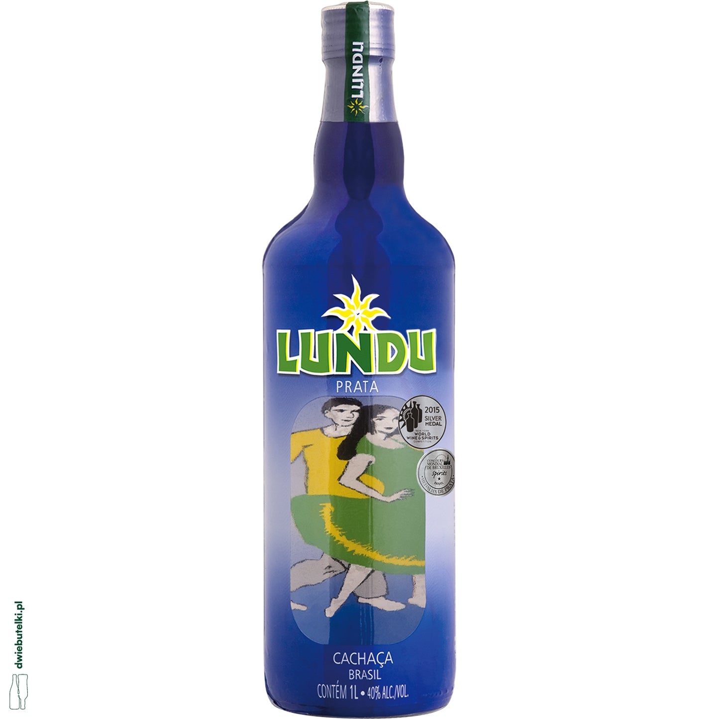 CACHACA LUNDU PRATA 1L 40% BLUE