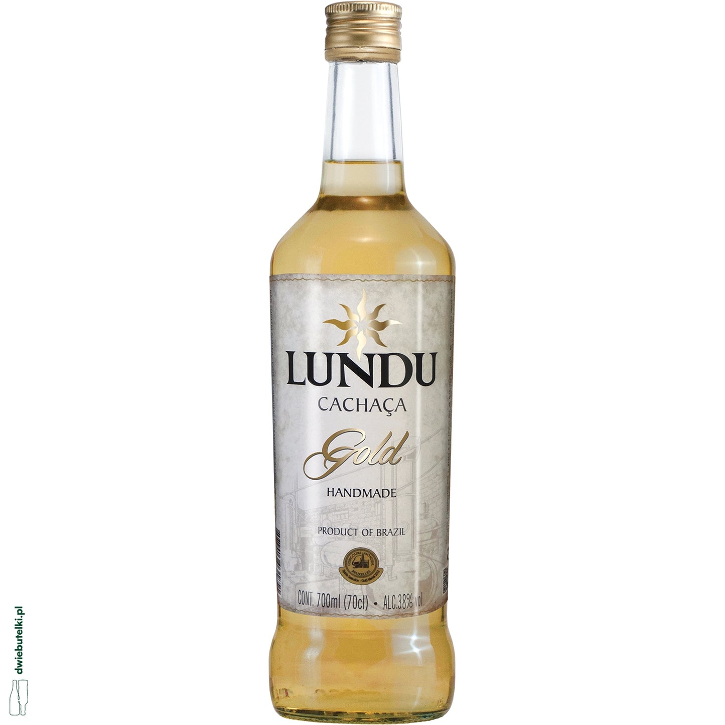CACHACA LUNDU GOLD 0,7L 38%