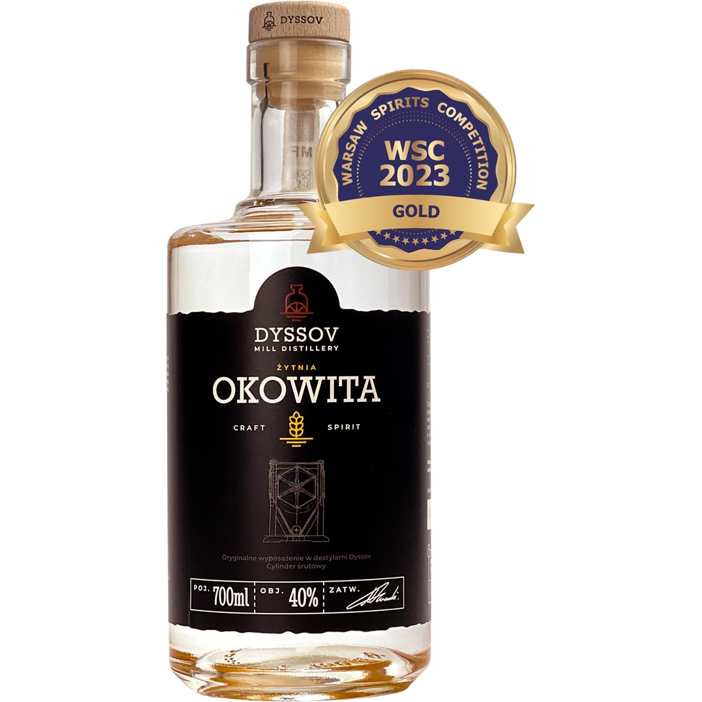 DYSSOV OKOWITA RZEMIEŚLNICZA ŻYTNIA 0,7L