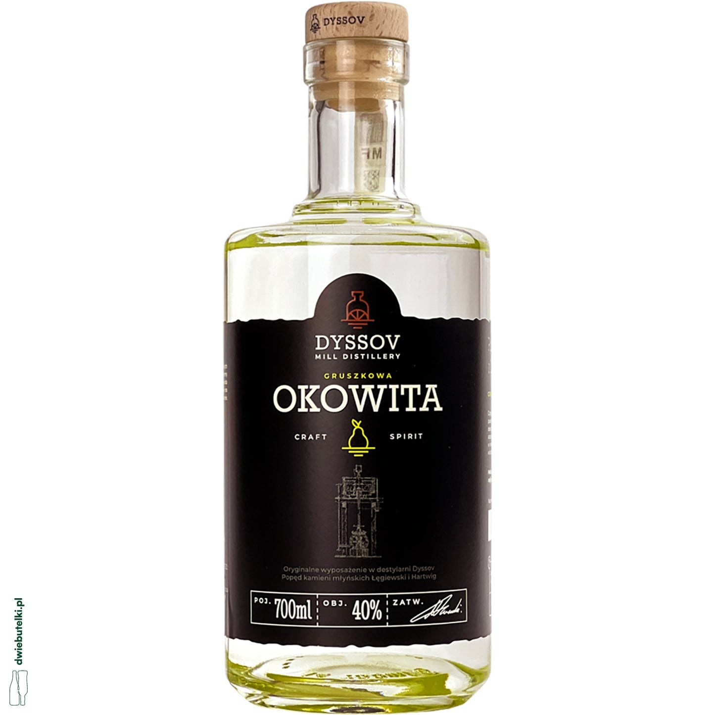OKOWITA RZEMIEŚLNICZA Z GRUSZKI 0,7L 40% DYSSOV