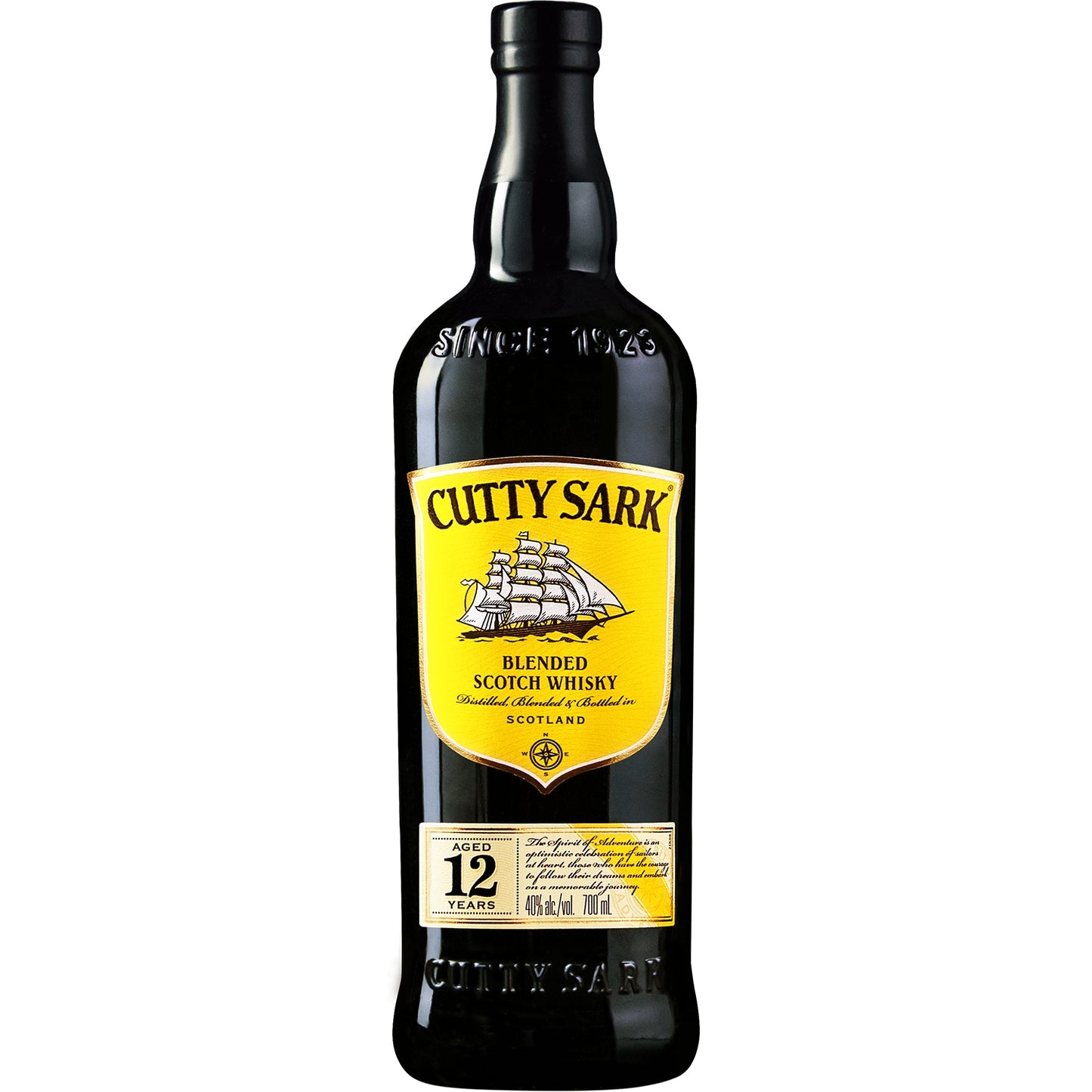 CUTTY SARK 12 YO 0,7L 40% GOŁY