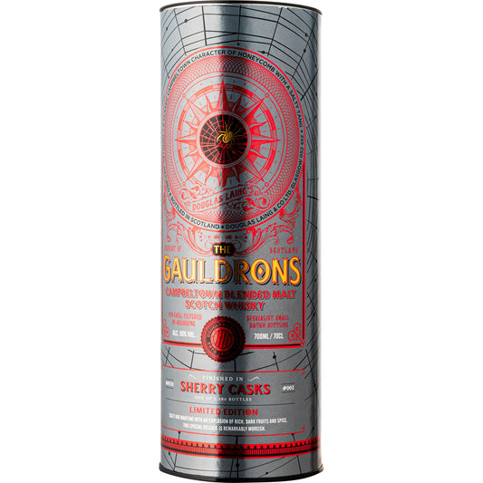 THE GAULDRONS CAMP. VATTED MALT SHERRY CASK 0,7 50% TUBA