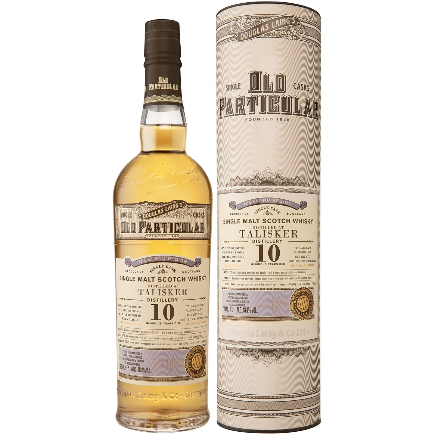 OLD PARTICULAR TALISKER 2011 10YO 48,4% 0,7L
