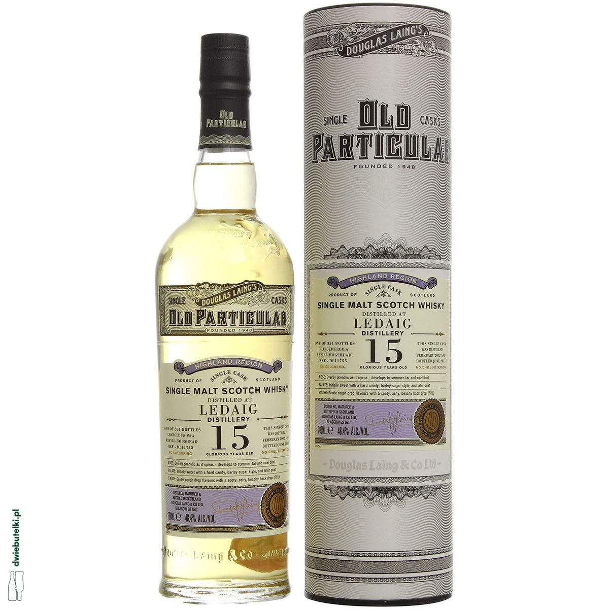 OLD PARTICULAR LEDAIG 2008 15YO 48,4% 0,7L