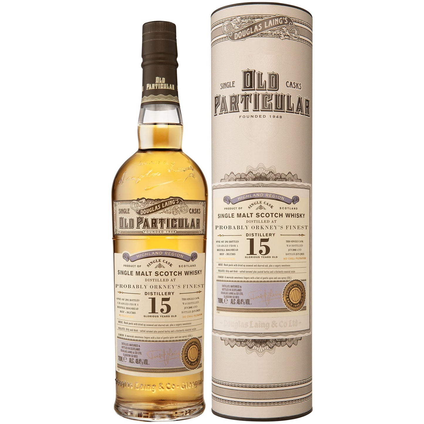 OLD PARTICULAR ORKNEY ISLAND 2008 15YO 48,4% 0,7L