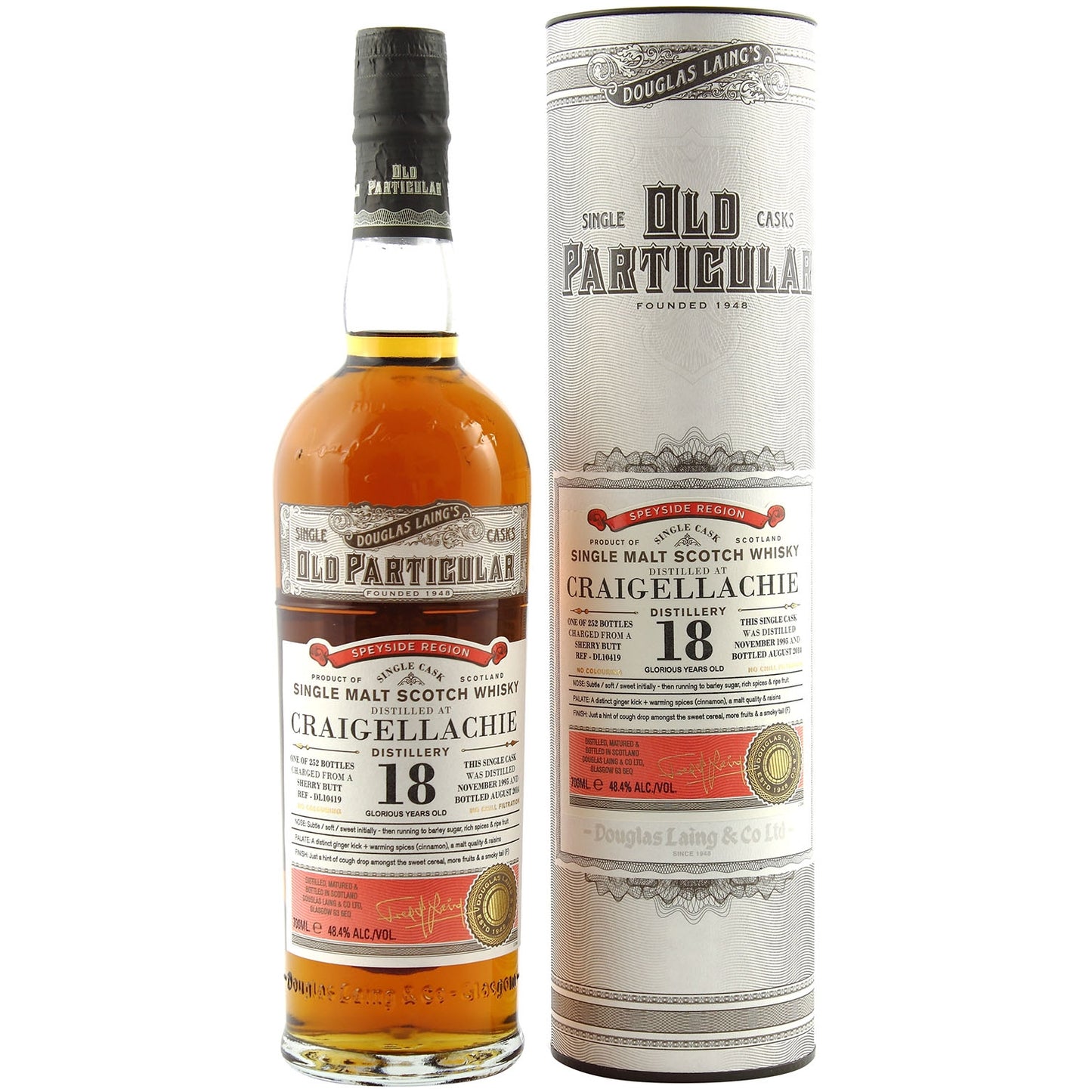OLD PARTICULAR CRAIGELLACHIE 2005 18YO 48,4% 0,7L