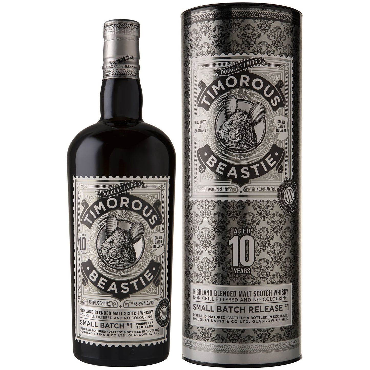 TIMOROUS BEASTIE HIGHLAND VATTED MALT 10YO 0,7L 46,8%