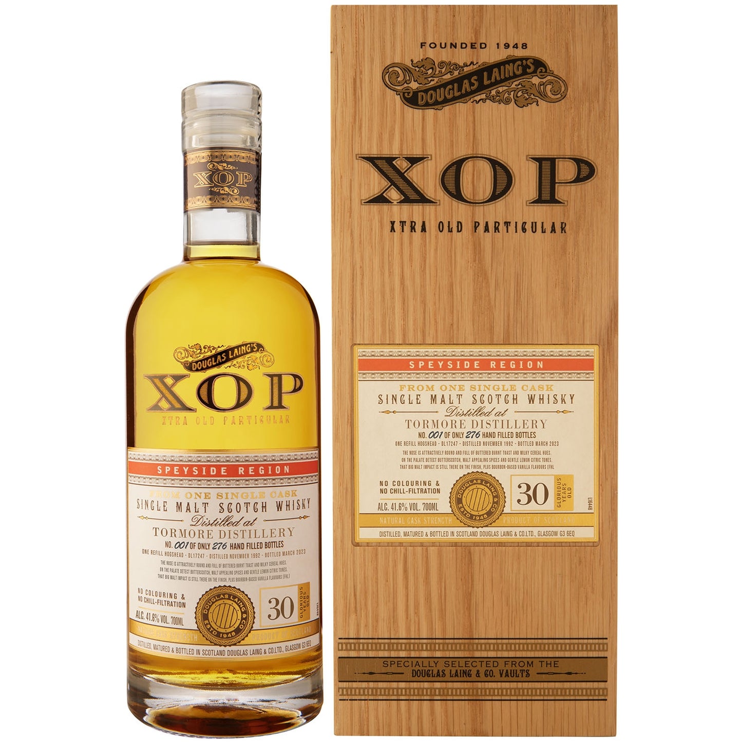 XOP TORMORE 1992 30YO 0,7L 41,6%