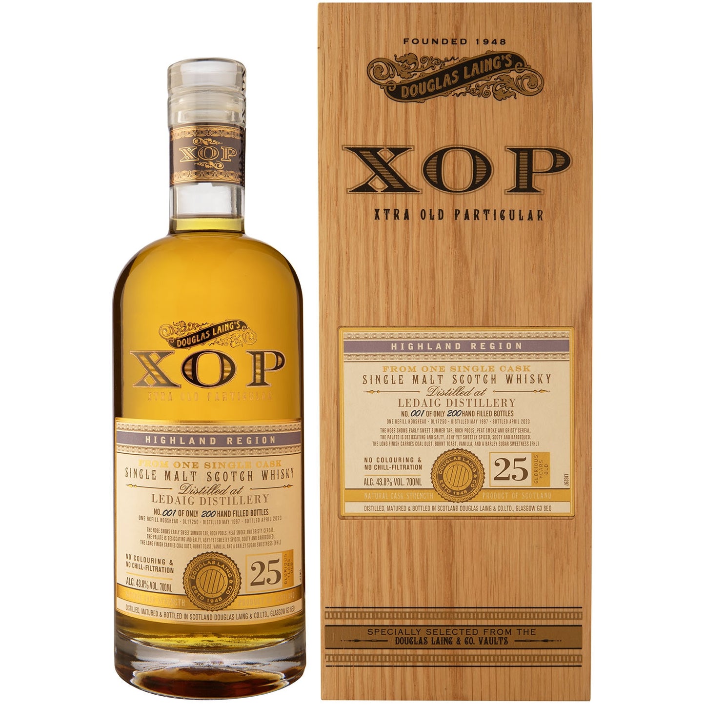 XOP LEDAIG 1997 25YO 0,7L 43,8%