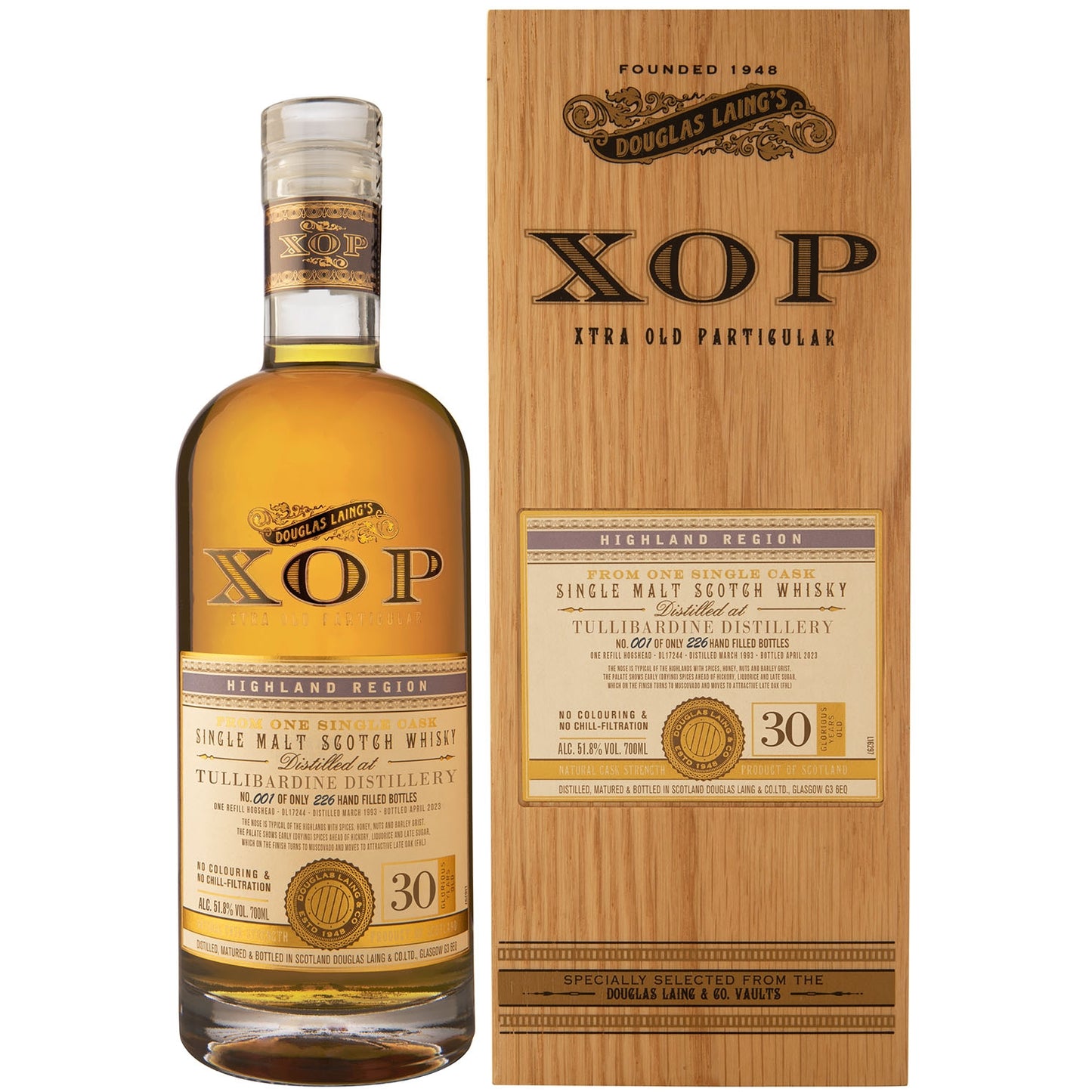 XOP TULLIBARDINE 1993 30YO 0,7L 51,8%