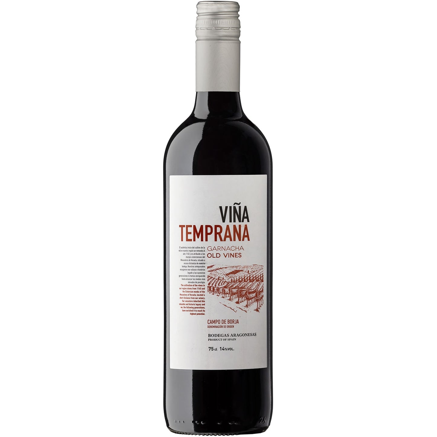 VINA TEMPRANA GARNACHA ARAGONESAS 2022