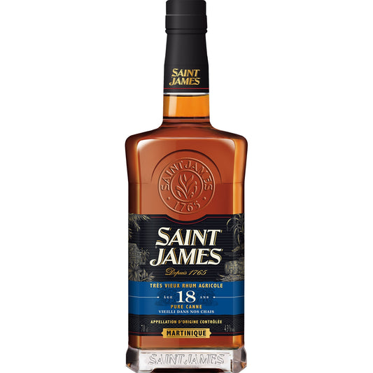 ST JAMES VIEUX AGE 18 ANS 43% 0,7L RUM KARTONIK
