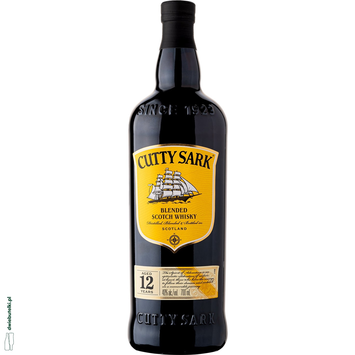 CUTTY SARK 12 YO 1,0L 40% GOŁY