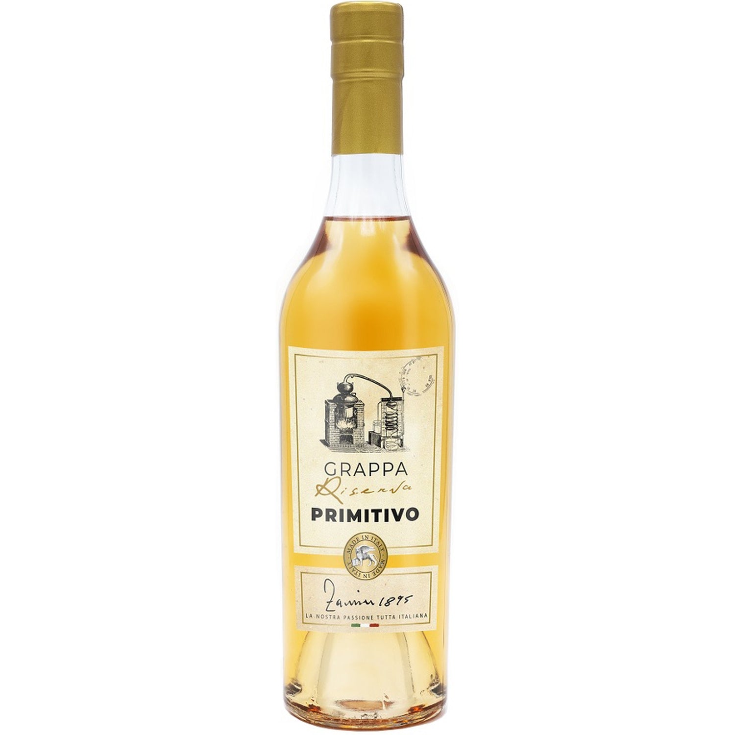 ZANIN GRAPPA RISERVA PRIMITIVO ALAMBICCH I 38% 0,5L