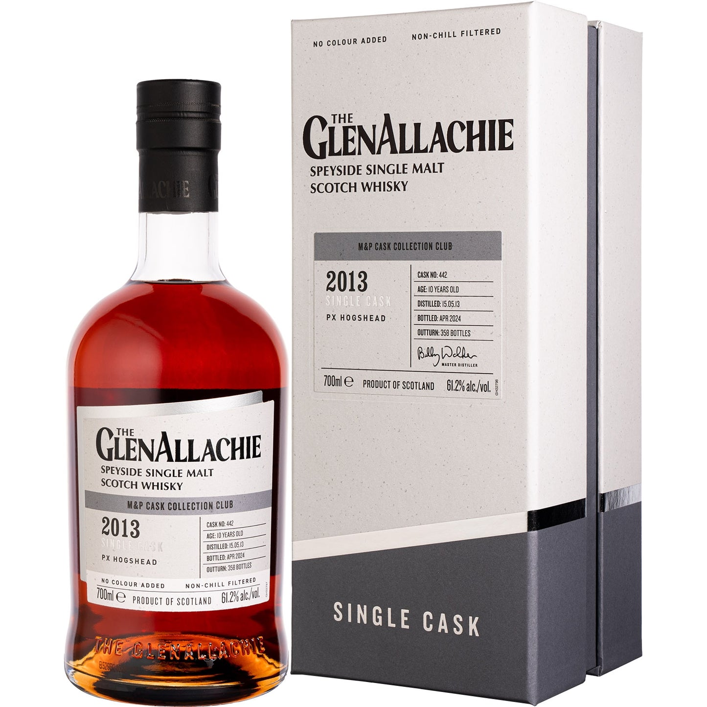 GLENALLACHIE 2013 61,2% CASK 442 M&P 0,7