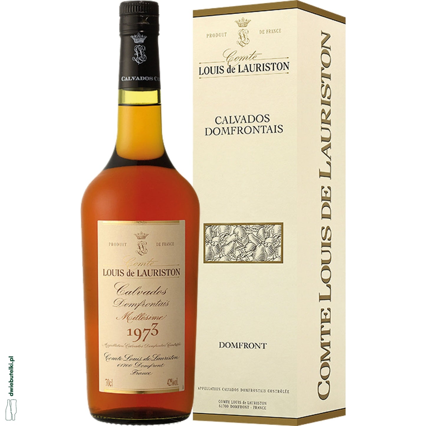 CALVADOS DOMFRONTAINS LAURISTON 1980