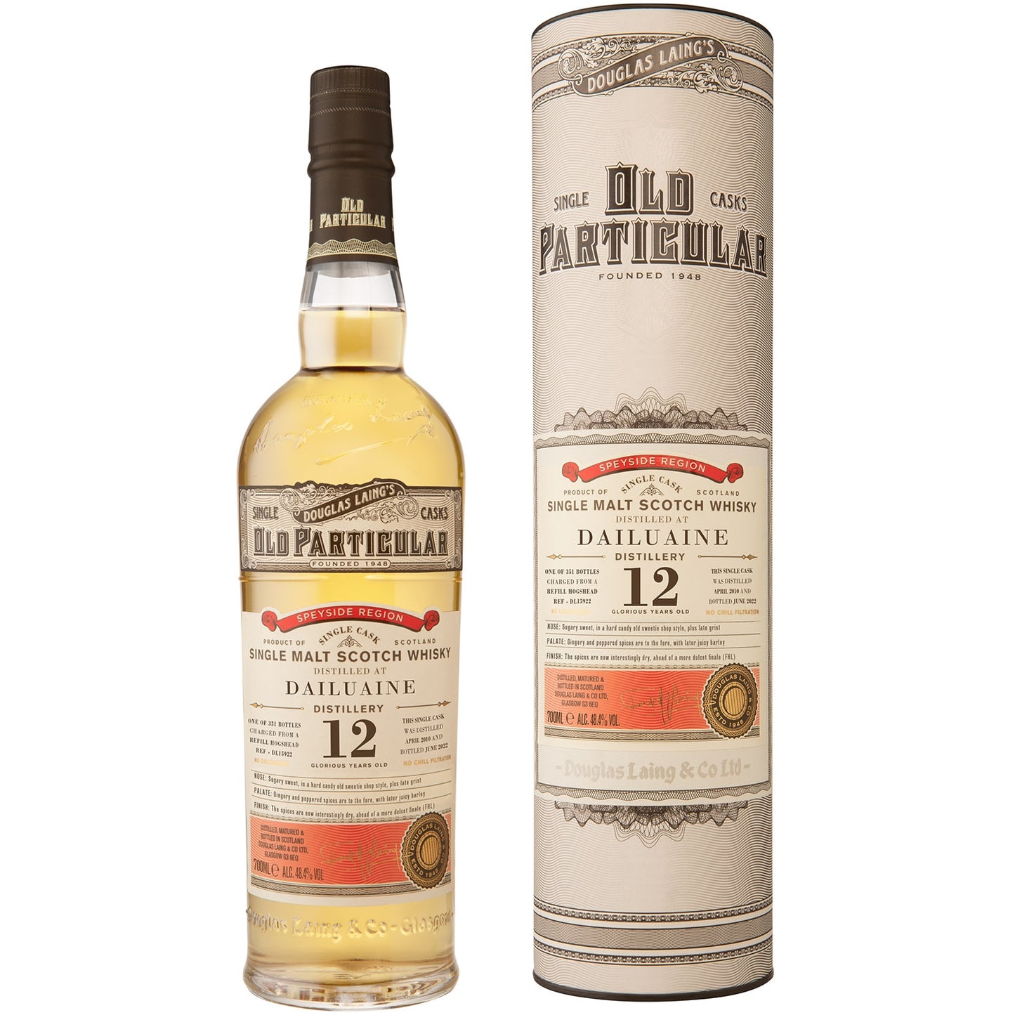 OLD PARTICULAR DAILUAINE 2010 12 YO 48,4% 0,7L