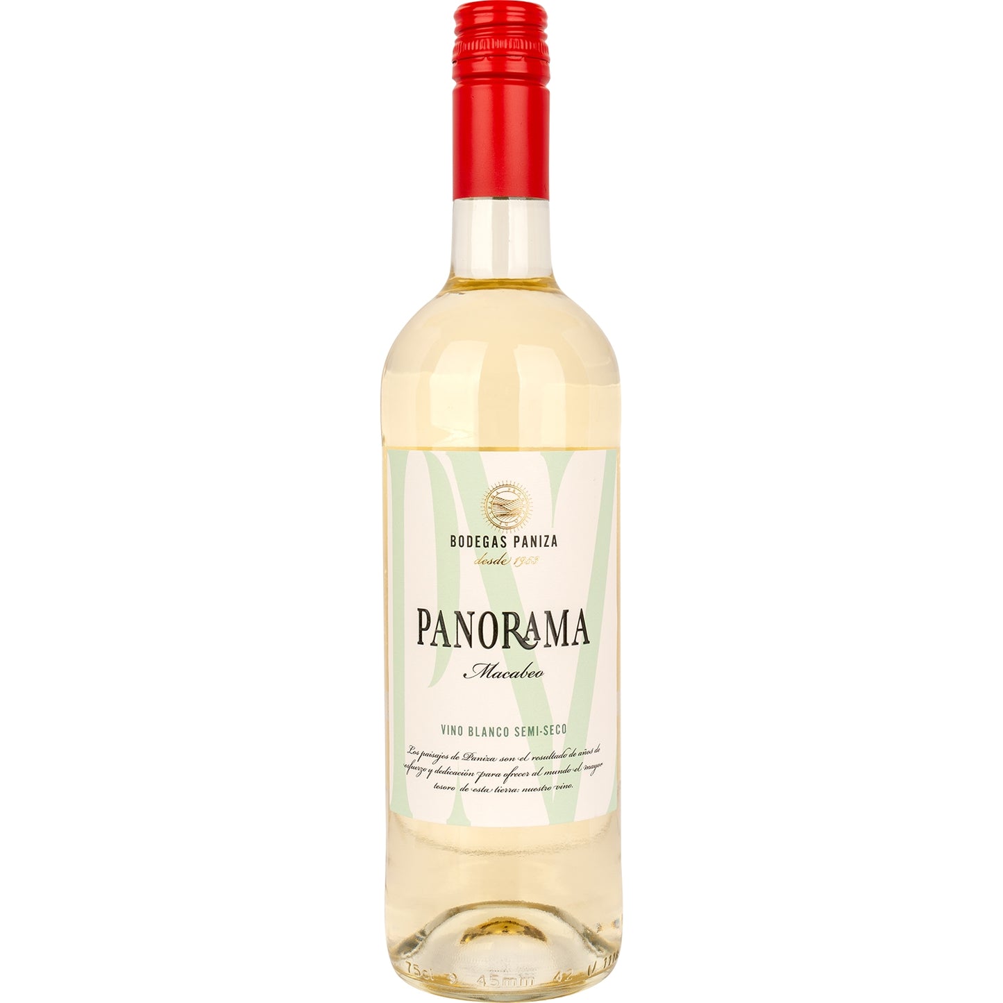 PANORAMA MACABEO BLANCO SEMI-SECO 0,75 12 % 2023