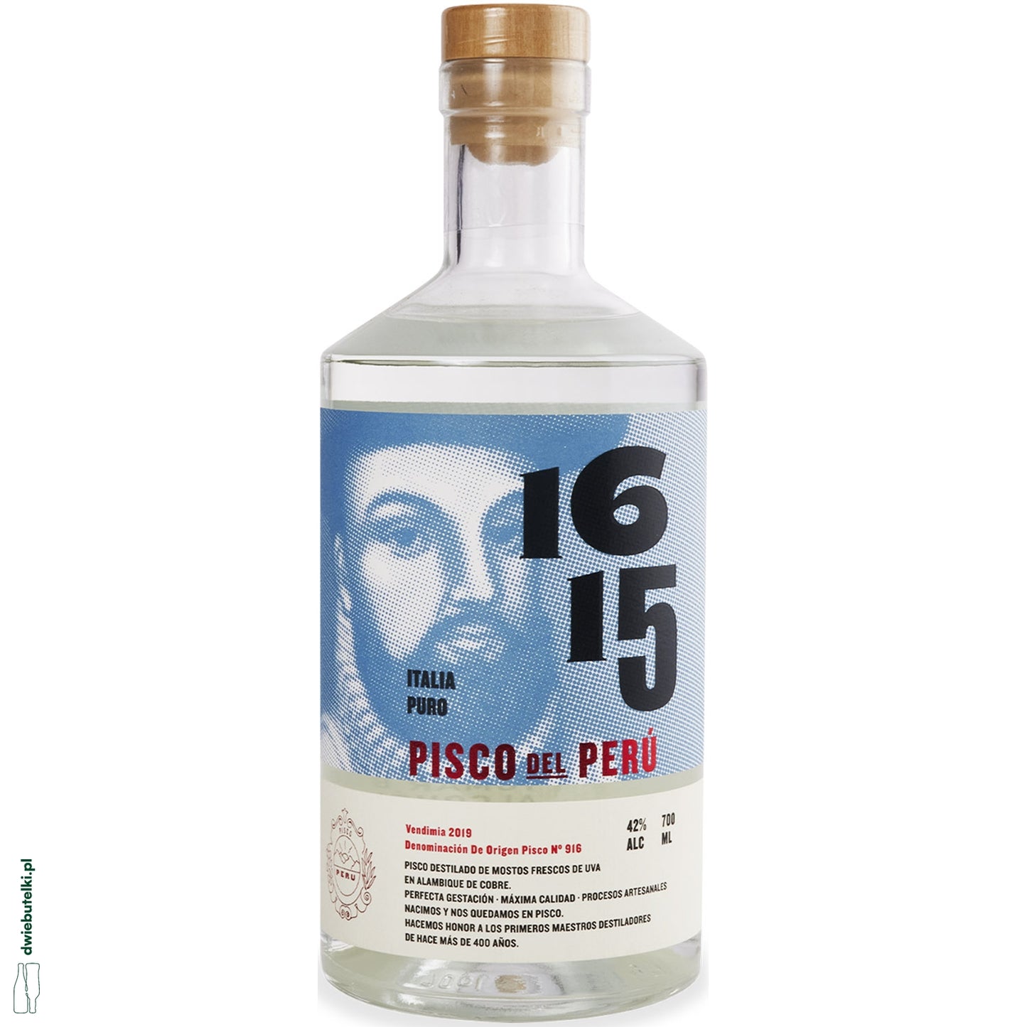 PISCO 1615 ITALIA PURO 42% 0,7L